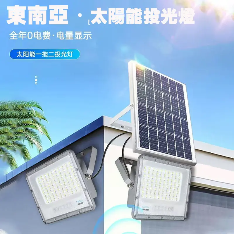 EcoRay 100 Solar Courtyard Floodlight