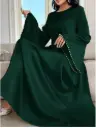 NoorLuxe  2025 Elegant Beaded Abaya 