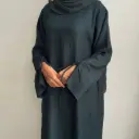 Solid‑Color Casual Robe – Turkish Style