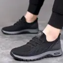 AeroStep Men's Ultra-Light Mesh Sneakers – Breathable Casual Dad Shoes