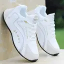 Glide Men's Water-Repellent Leather Sneakers – Travel-Ready Casual Sports Shoes