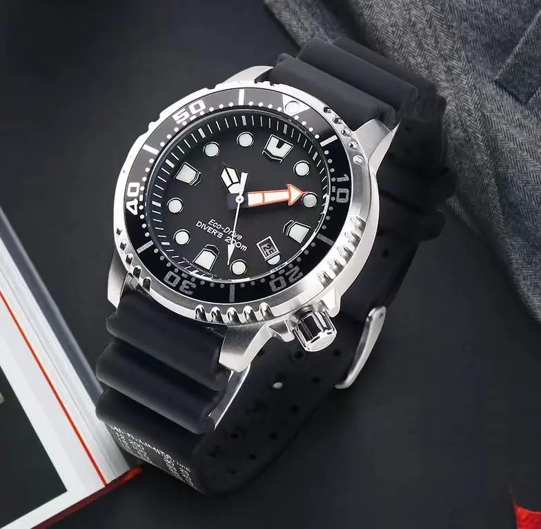 CJ Quartz Watch Rubber Strap