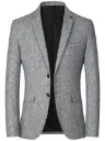 2025 new summer linen thin breathable sunscreen with lining suit jacket slim fit loose middle-aged men's single western