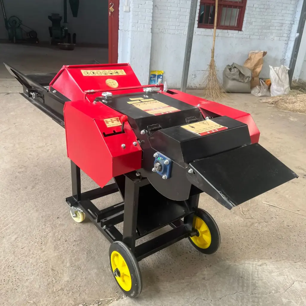 All-in-One Household Grass and Straw Chopper – Dry and Wet Corn Stalk Cutter & Shredder for Livestock and Poultry Feed Preparation