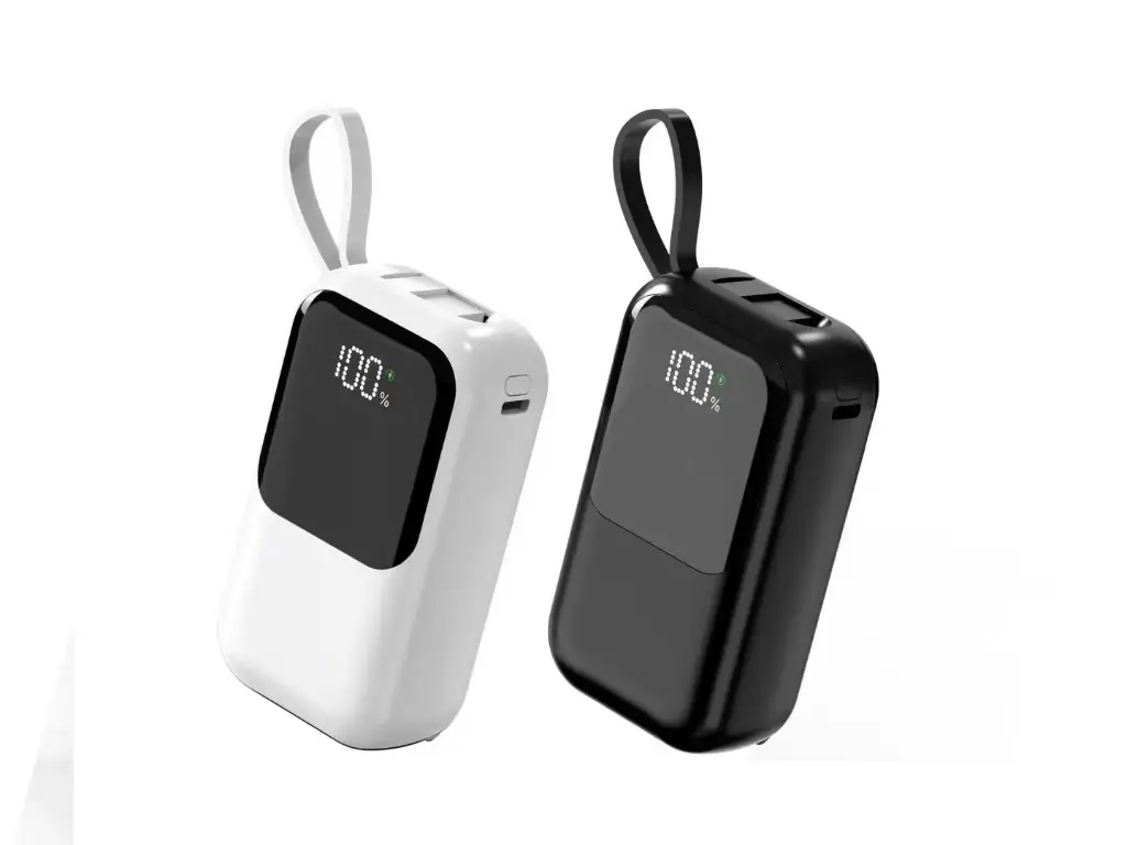 PowerLoop 10K Fast – 10,000mAh Ultra-Fast Digital Display Power Bank, Dual USB, QuickCharge, Portable Charger