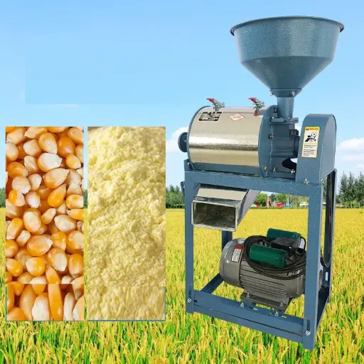 [YLC88110] New 180 fully automatic multi-function flour mill household wheat flour separation ultra-fine flour machine small flour mill