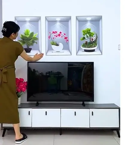 [YLC88118] 2025 new rental house living room 3d three-dimensional wall stickers self-adhesive triple decorative stickers bedroom wall wall stickers
