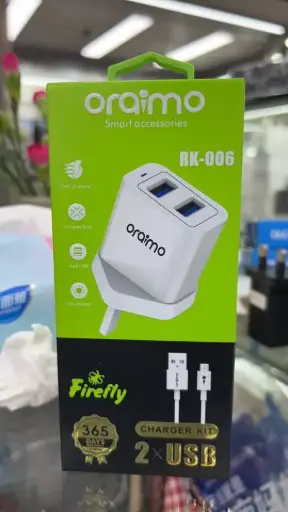[YLC88126] Oraimo RK-006 Firefly Charger Kit (2 x USB)