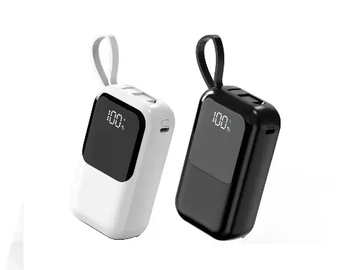 PowerLoop 10K Fast – 10,000mAh Ultra-Fast Digital Display Power Bank, Dual USB, QuickCharge, Portable Charger